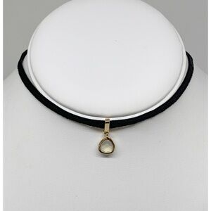 Baublebar Black Velvet Choker Necklace NWT